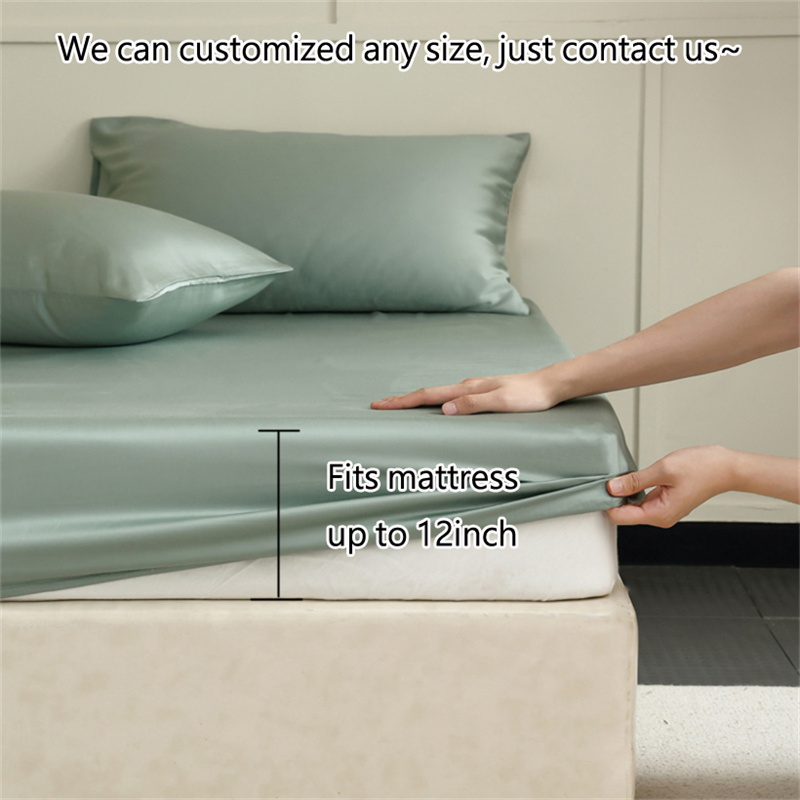 100% Mulberry Silk Fitted Bed  - Silk Pillowcase Set 评论和价格