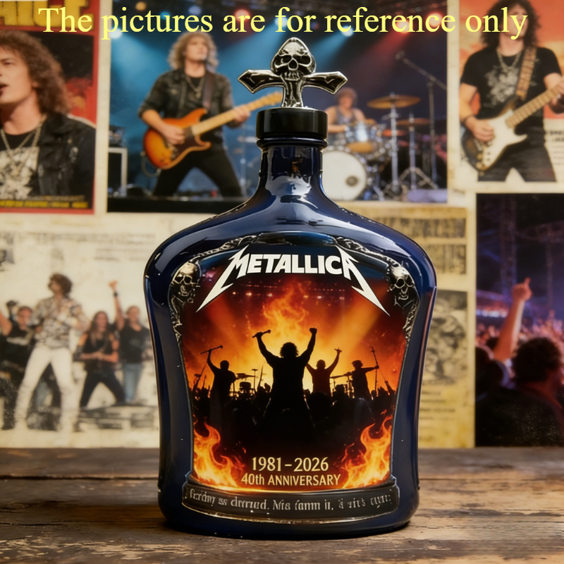 Metallica 45th Anniversary Whi - Glass Decanter Whiskey 评论和价格