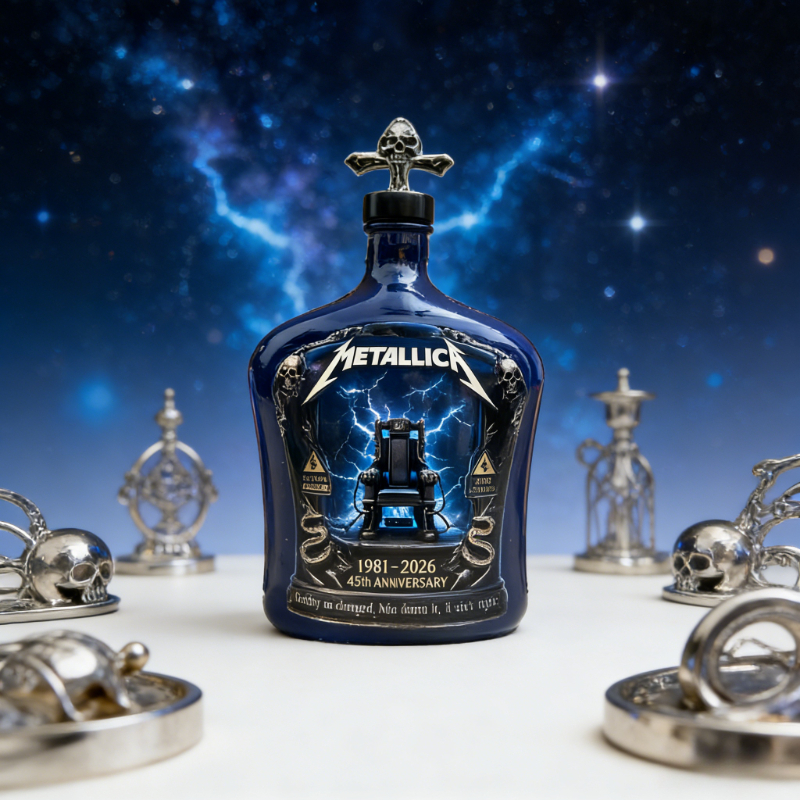 Metallica 45th Anniversary Whi - Glass Decanter Whiskey 评论和价格
