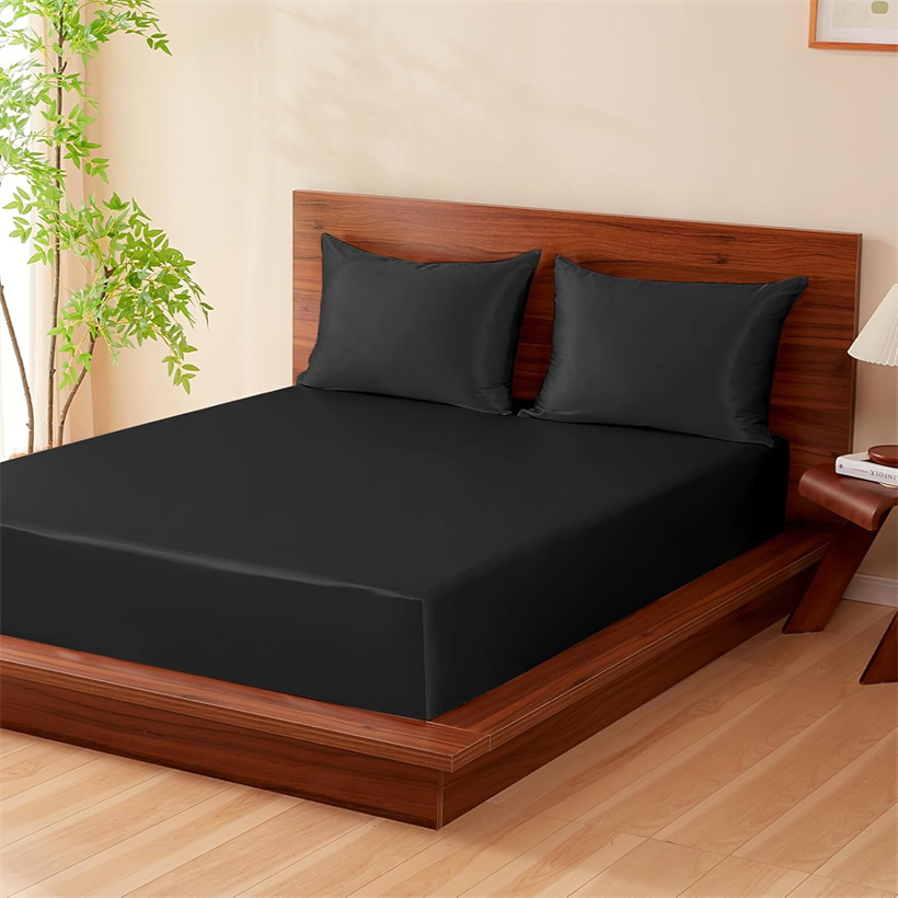 Smooth 3Pcs Set Mulberry Silk  - Silk Pillowcase Set 评论和价格
