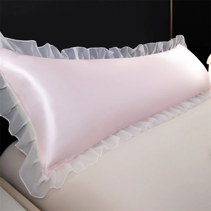 1pc Satin Silk Pillowcase with - Silk Pillowcase Set 评论和价格