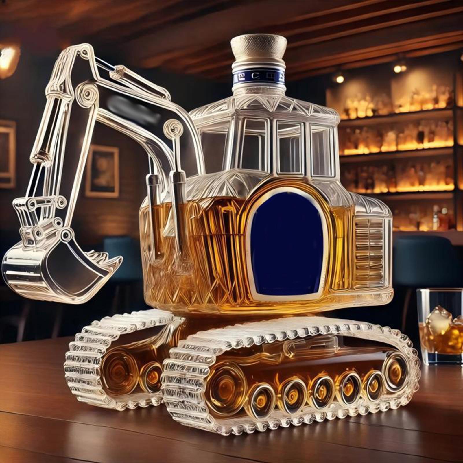 Heavy-Duty Excavator Whiskey D - Glass Decanter Whiskey 评论和价格