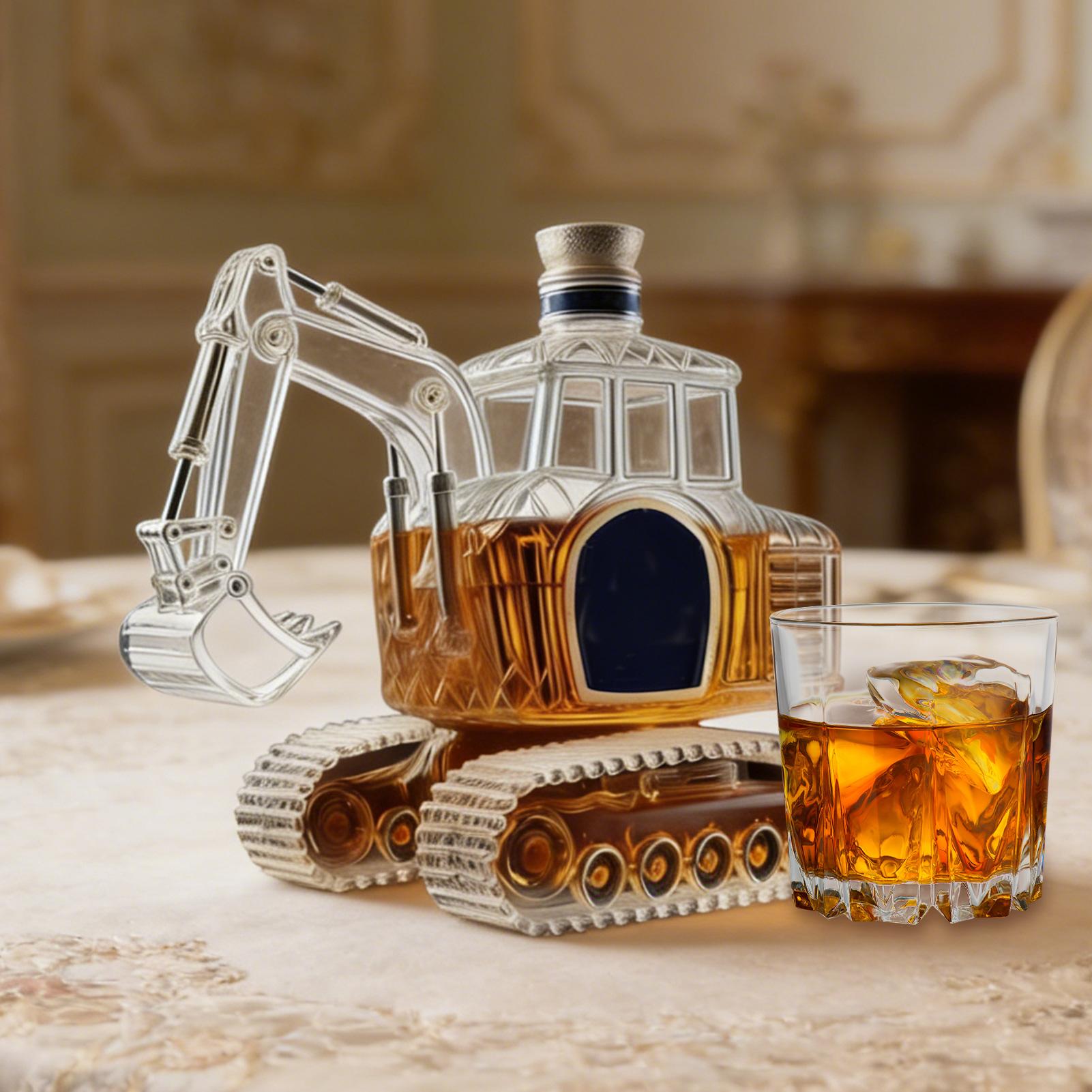 Heavy-Duty Excavator Whiskey D - Glass Decanter Whiskey 评论和价格