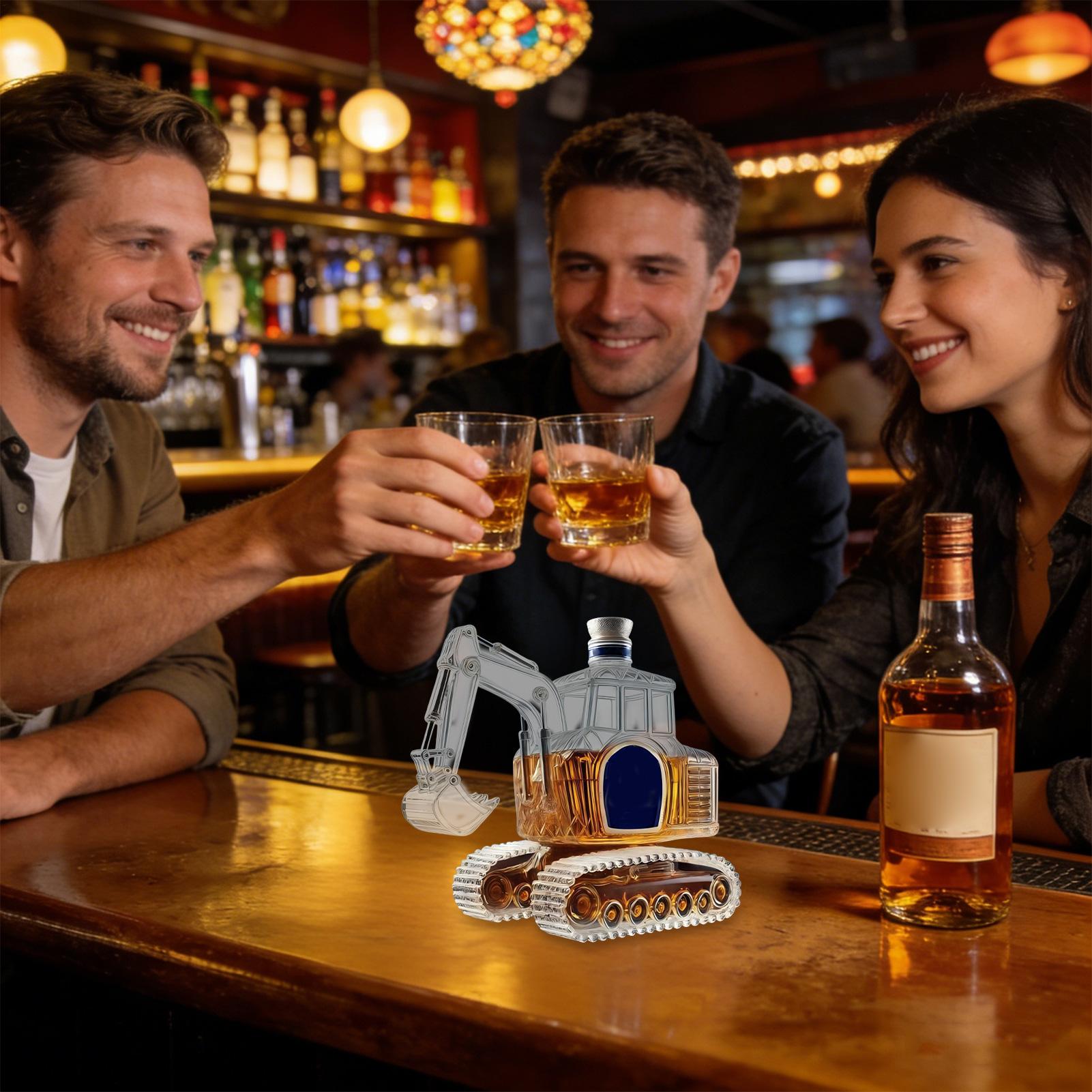 Heavy-Duty Excavator Whiskey D - Glass Decanter Whiskey 评论和价格