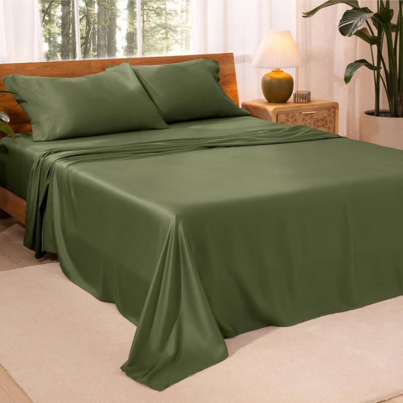 3pcs Home Summer Sheet+Pillowc - Silk Pillowcase Set 评论和价格