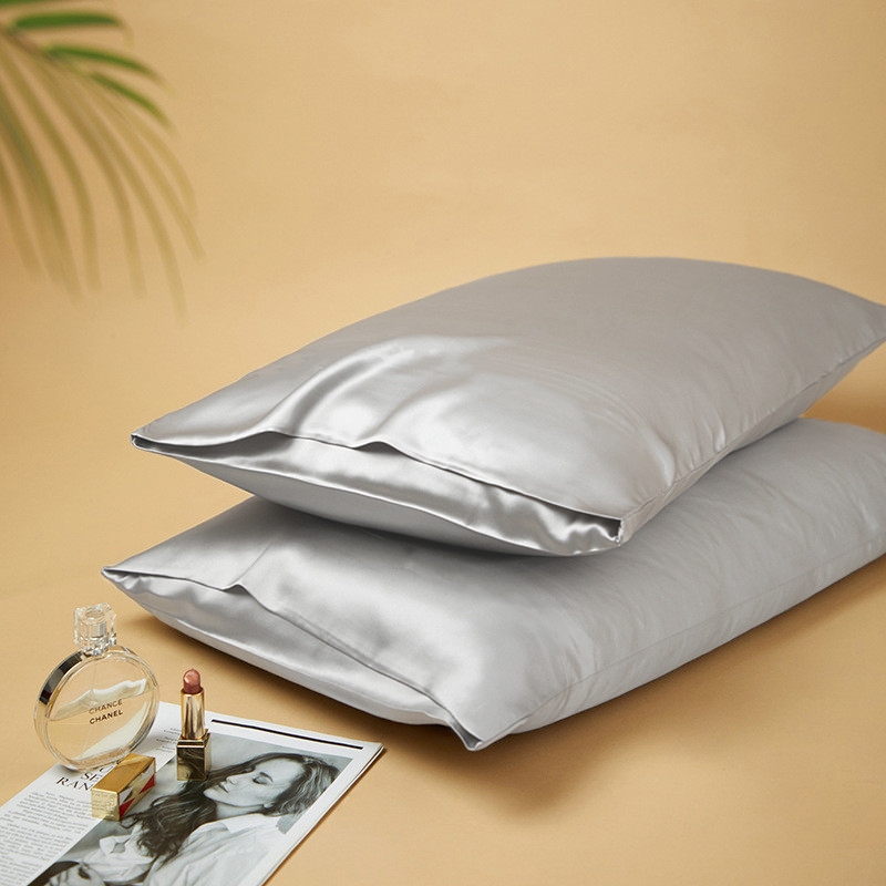 1pair Housewife Pillowcase Bot - Silk Pillowcase Set 评论和价格